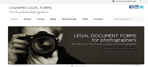 Photography Legal Forms Photography Legal Forms